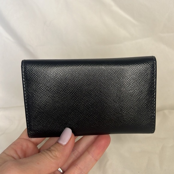 Prada Key Wallet - 6 Rings Black Saffiano Leather - Date Code 181 - Picture 10 of 15